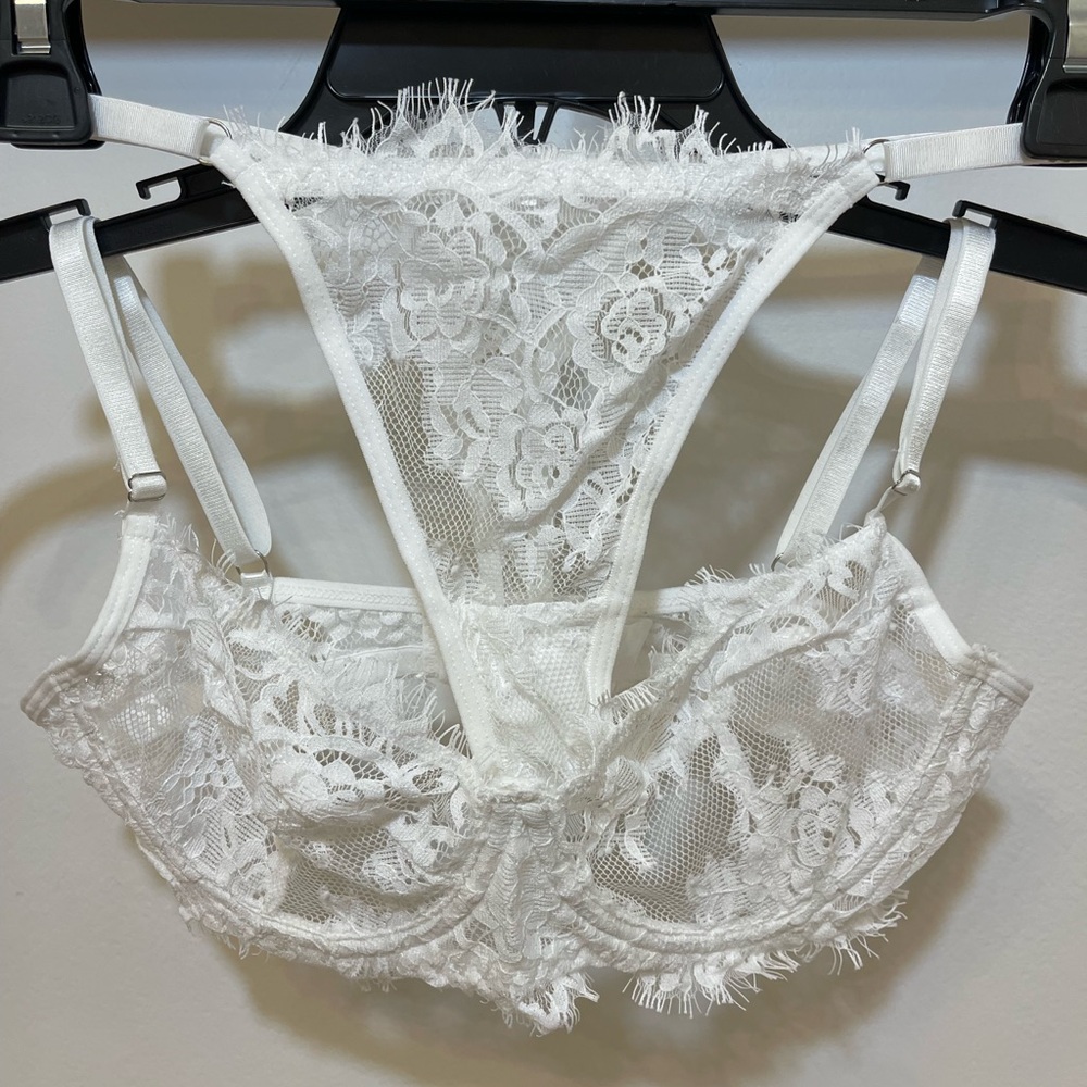 Set of 2 lingerie Pink and white